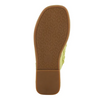 Image of Spring Step Handwoven Montauk Braided Leather Slide- Lime Green