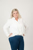 Image of Steven Guy Twist Front Airflow Blouse - Marshmallow