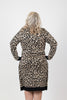 Image of Steven Guy "Twofer" Sweater Dress - Black/Leopard