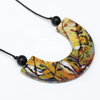 Image of Sylca Designs Jolene Crescent Necklace - Multicolor