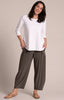 Image of Sympli Narrow Lantern Pant - Tapenade