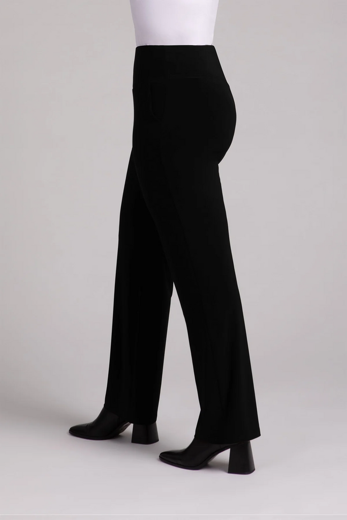 Sympli Straight Leg Pant - Black