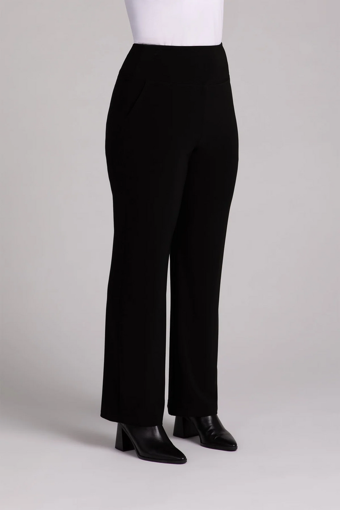 Sympli Straight Leg Pant - Black