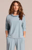Image of Sympli Slouch Sweatshirt - Stone Blue