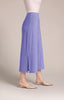 Image of Sympli Side Slit Wide Capri - Jacaranda