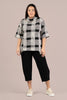 Image of Sympli Cloud Snug As A Bug - Ecru Plaid