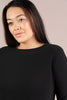 Image of Sympli Soffio Crepe Trapeze Dress - Black