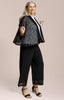 Image of Sympli Honeycomb Mesh Mezzaluna Cardigan - Black