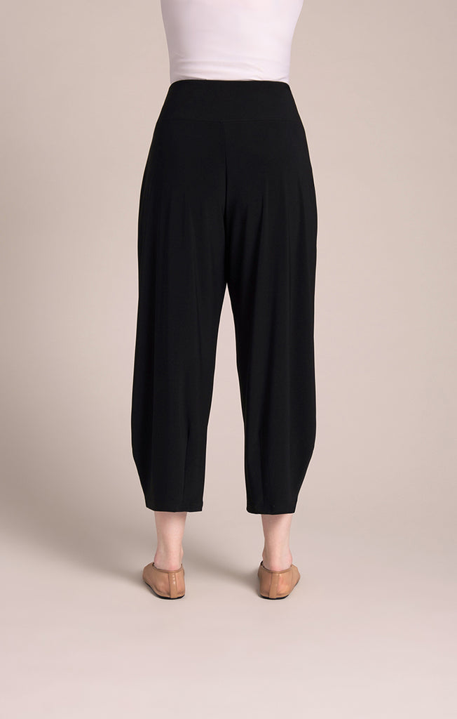Sympli Narrow Lantern Pant - Black