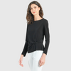 Image of Clara Sunwoo Side Twist Top - Black