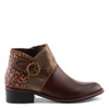 Image of L'Artiste by Spring Step TiaTia Mixed Media Bootie - Brown