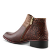 Image of L'Artiste by Spring Step TiaTia Mixed Media Bootie - Brown
