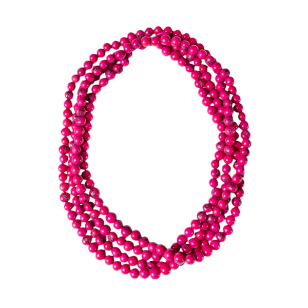 Tagua by Soraya Cedeno Honor Necklace - Fuchsia