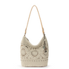 Image of The Sak Hand Crocheted Sequoia Hobo Bag - Natural Medallion