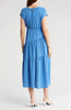 Image of Tash & Sophie by Tiana B Cap Sleeve Empire Waist Tiered Dress - Denim Blue *Take 35% Off*