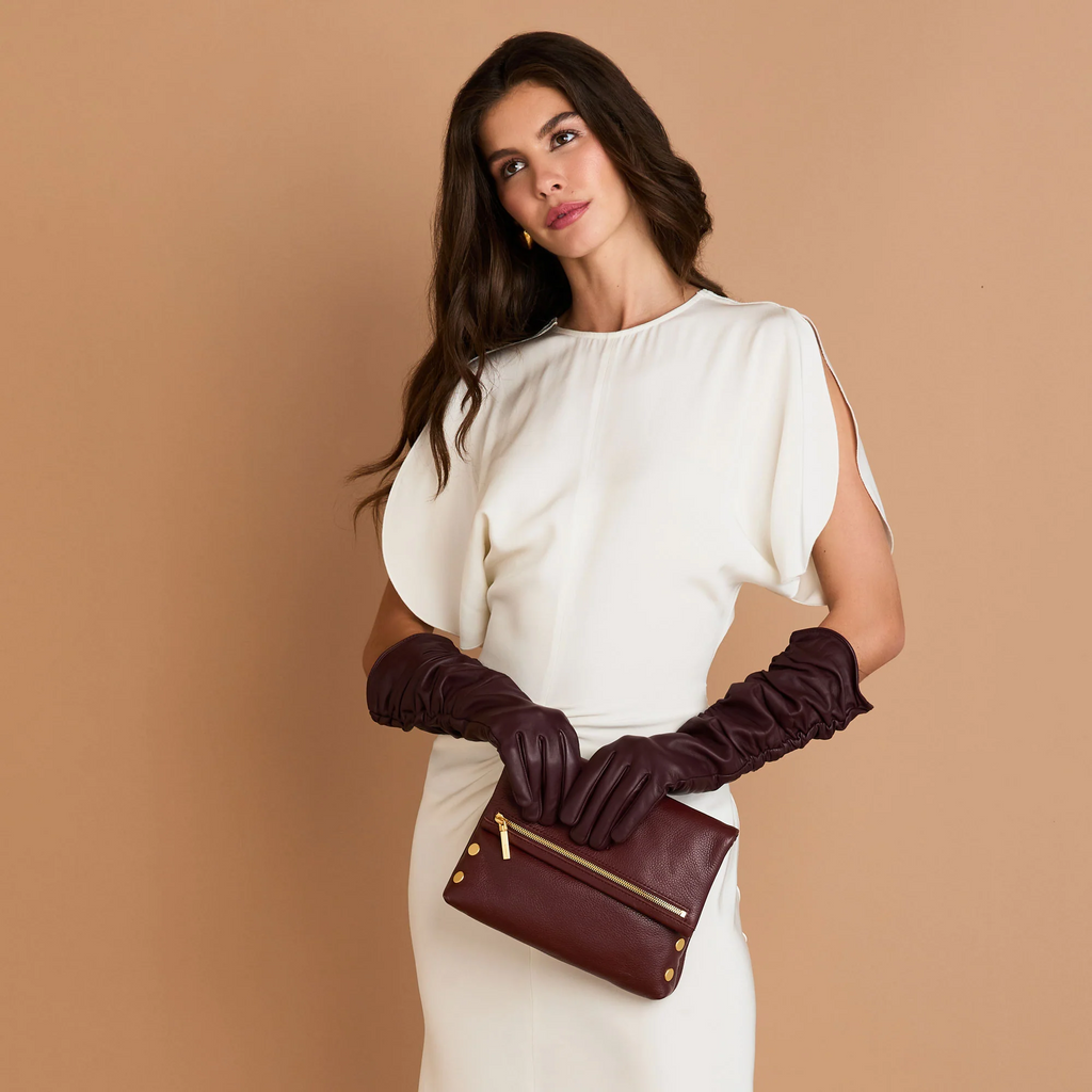 Hammitt VIP Medium - Cherrywood Pebble/Brushed Gold