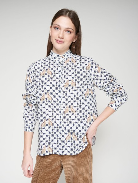 Vilagallo Andy Leopard & Stars Shirt - Multi