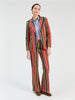 Image of Vilagallo Teodora Pant - Multicolor Stripe