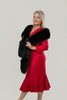 Image of Volare Fox Fur Fling - Black