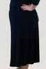 Image of YNot A-Line Pull-On Maxi Skirt - Navy