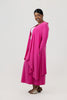 Image of YNot Open Front Hi/Low Duster-Length Cardigan - Azalea Pink