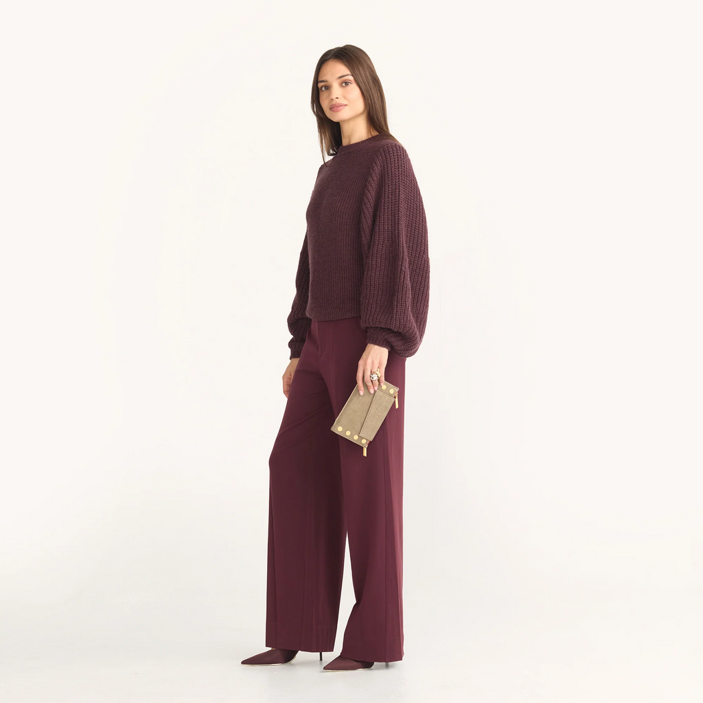 Hammitt Levy Wallet - Pewter/Brushed Gold/Red Zip