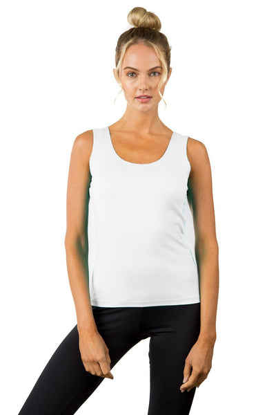 A'Nue Miami Classic Tank - White