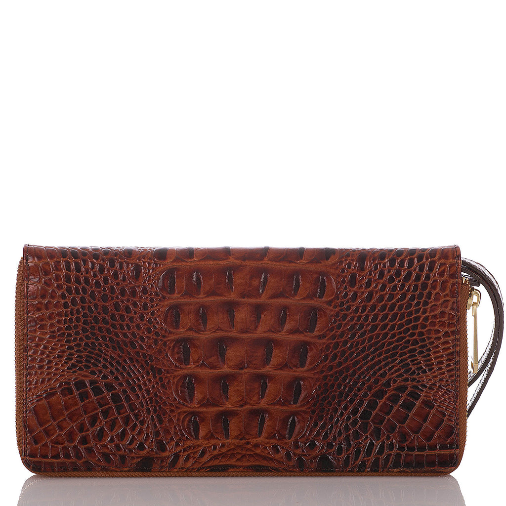 Brahmin Skyler Clutch Wallet - Pecan Melbourne