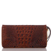 Image of Brahmin Skyler Clutch Wallet - Pecan Melbourne