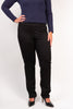 Image of Insight New York Silky Knit Straight Leg Ankle Pant - Black