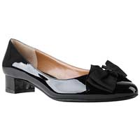 J. Reneé Cameo Block Heel Bow Toe Pump - Black