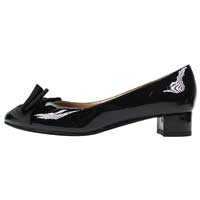 J. Reneé Cameo Block Heel Bow Toe Pump - Black