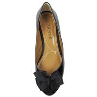 J. Reneé Cameo Block Heel Bow Toe Pump - Black
