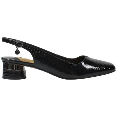 J. Reneé Taveta Low Heel Slingback - Black