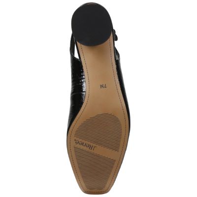 J. Reneé Taveta Low Heel Slingback - Black