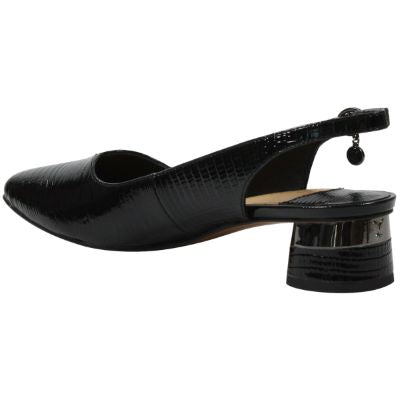J. Reneé Taveta Low Heel Slingback - Black
