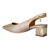 Image of J. Reneé Shayanne Slingback - Taupe Pearl Patent