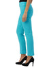 Image of Krazy Larry Pull On Ankle Pant - Turquoise