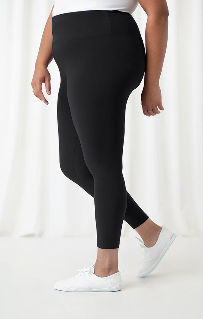 Sympli Nu Yoke Legging Plus Size - Black