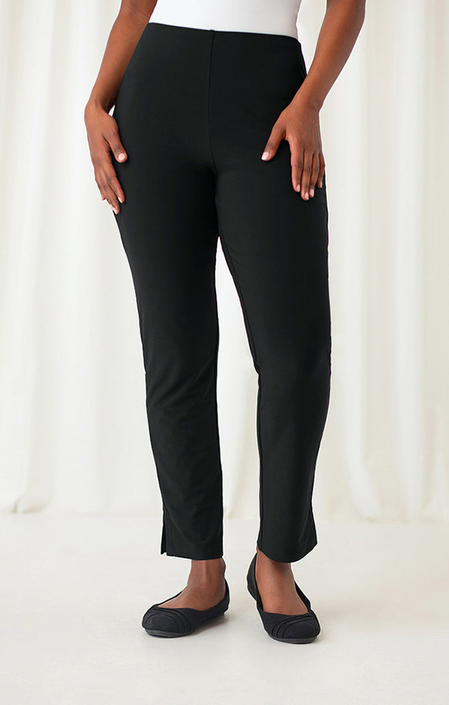 Sympli Narrow Pant Midi - Black