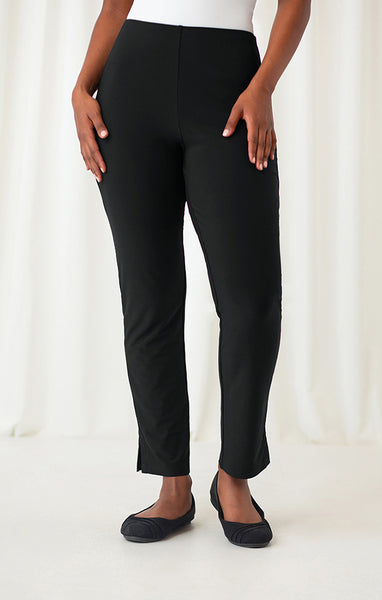 Sympli Narrow Pant Midi - Black