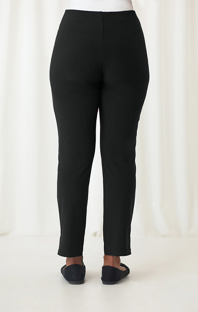 Sympli Narrow Pant Midi - Black