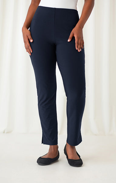 Sympli Narrow Pant Midi - Navy