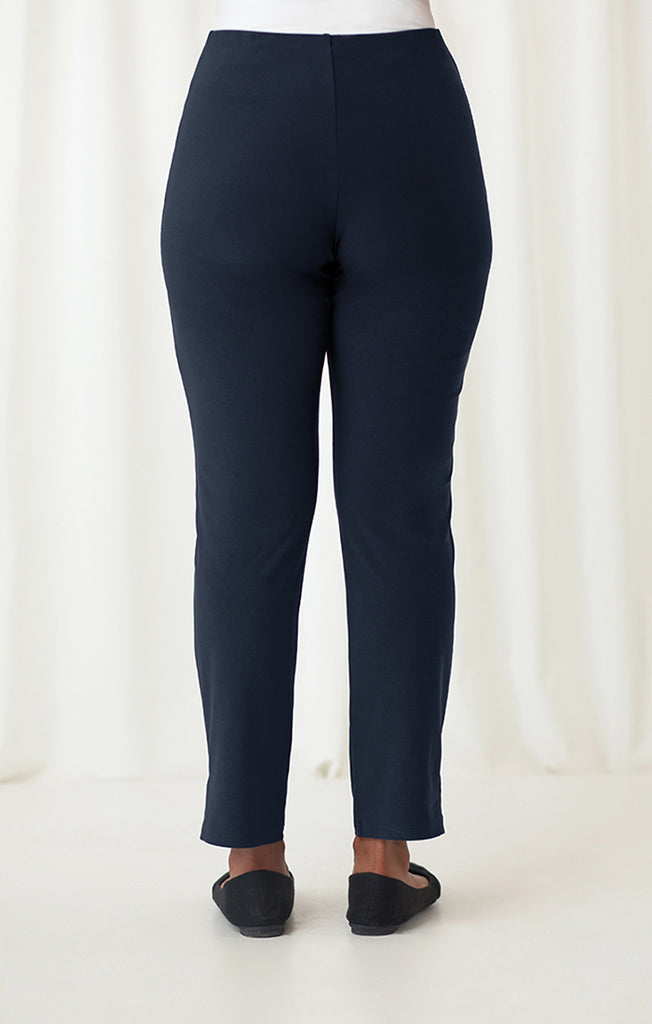 Sympli Narrow Pant Midi - Navy