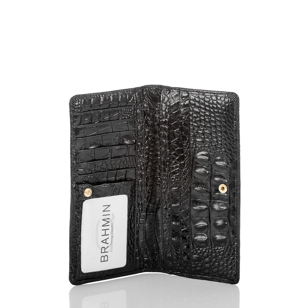 Brahmin Ady Wallet - Black Melbourne