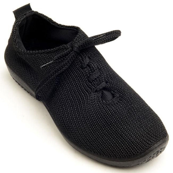 Arcopedico Lace Up Knit Shoe - Black