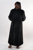 Image of Rippe's Furs Full Length Shawl Collar Mink Fur Coat - Black