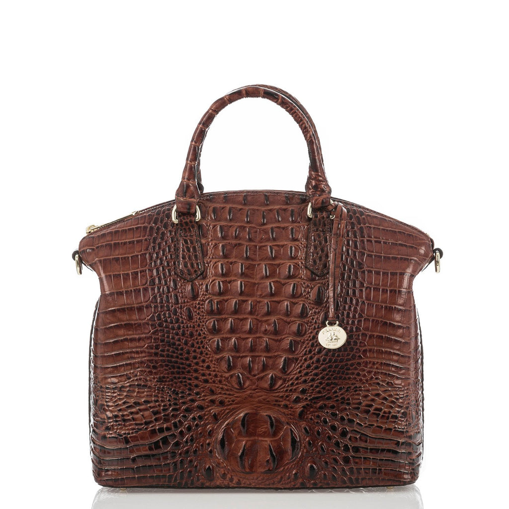 Brahmin Large Duxbury Satchel - Pecan Melbourne