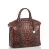 Image of Brahmin Large Duxbury Satchel - Pecan Melbourne