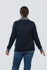 Image of Nally & Millie Contrast Trim Polo Top - Midnight/Seaport